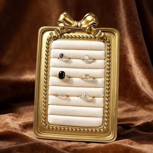 Bow Ring Display Frame, Vintage Gold