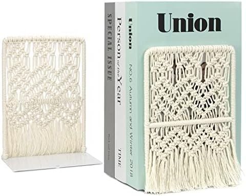 Macrame Bookends, Boho