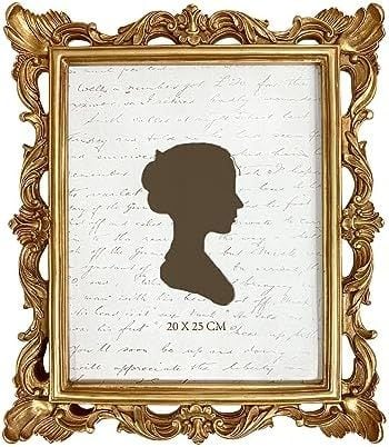 Vintage Picture Frame, 8 x 10 in, Golden Bronze